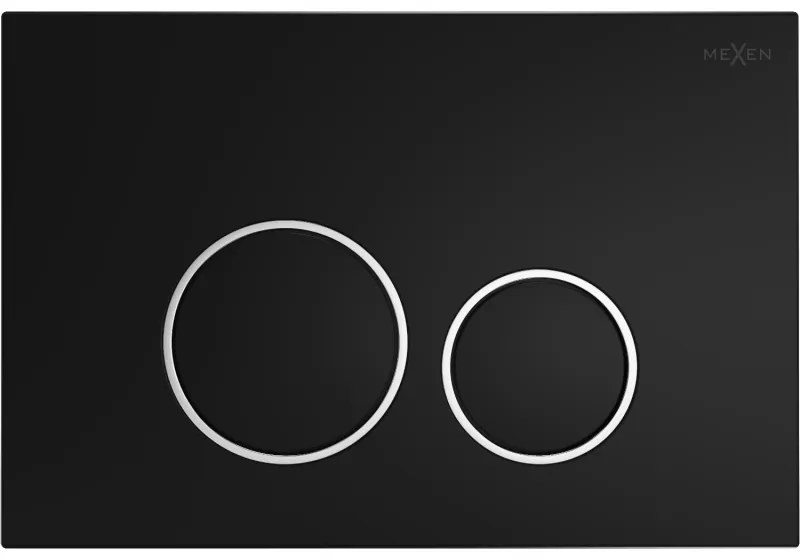 Mexen Fenix 05  öblítő gomb, fekete matt - 600503