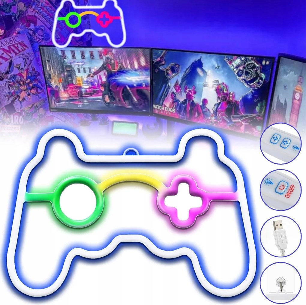 Neon Led Jel, Neon Fény, Led Asztal Dekoráció, Dekoratív Fények