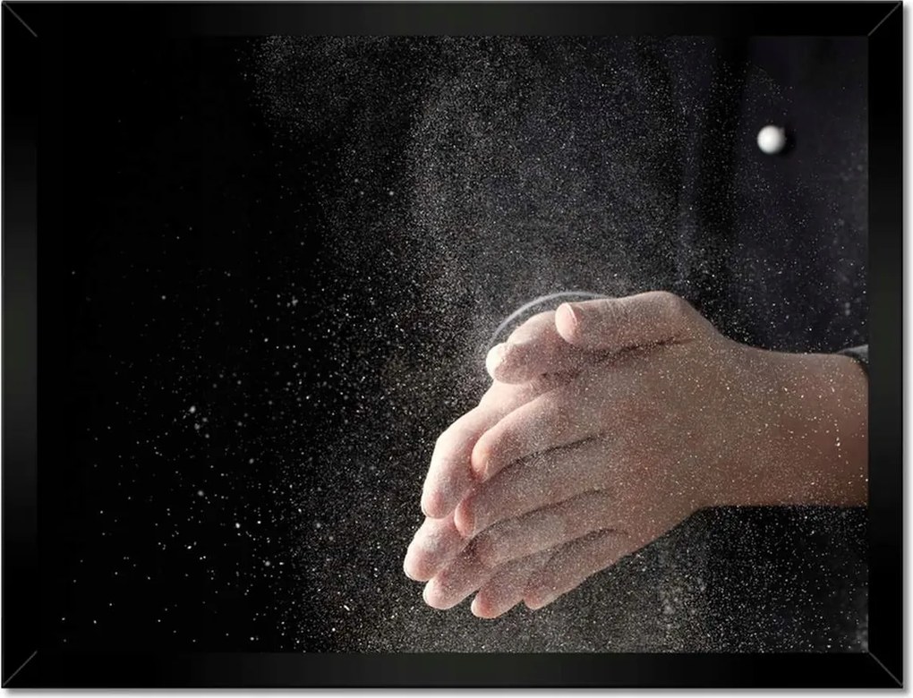Poszterek keretben 40x30 Szakács kéz liszt kötény