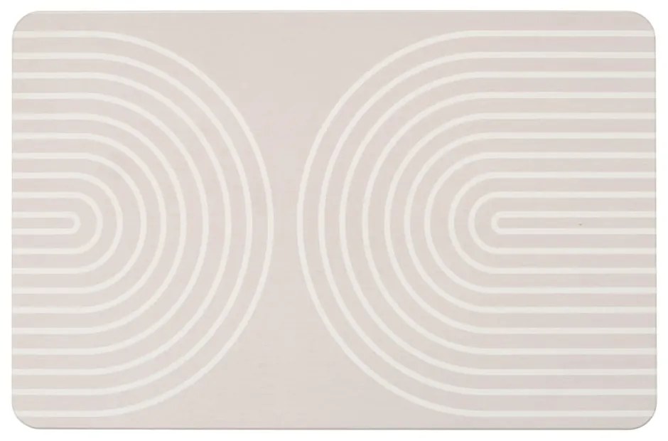 Bézs kovaföld fürdőszobai kilépő 39x60 cm Nazca – Wenko