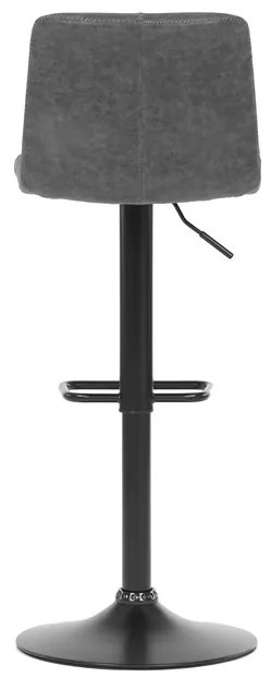 Szürke Ekobőr Bárszék. AUB-806 GREY3