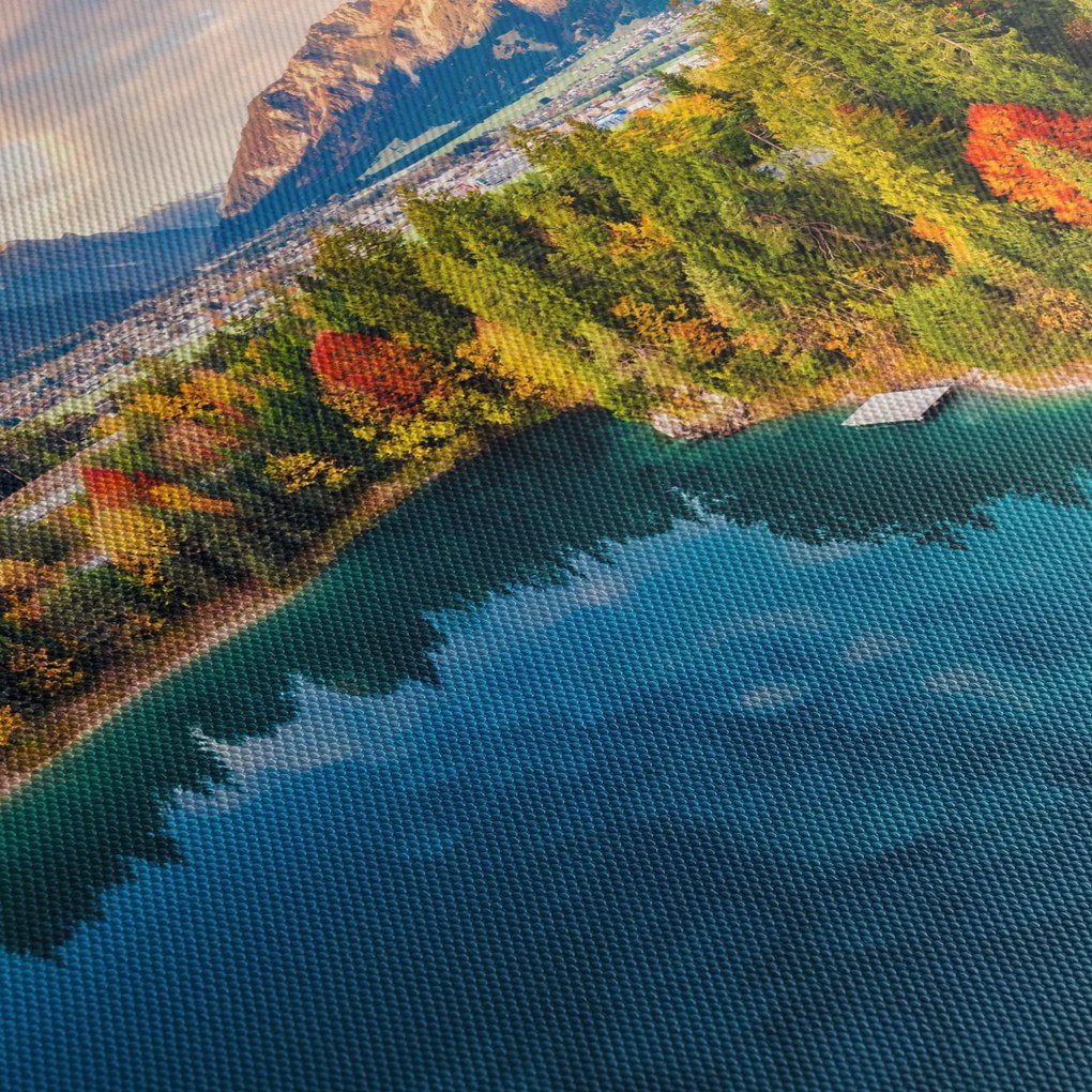Kép - Urisee-tó, Ausztria (90x60 cm)