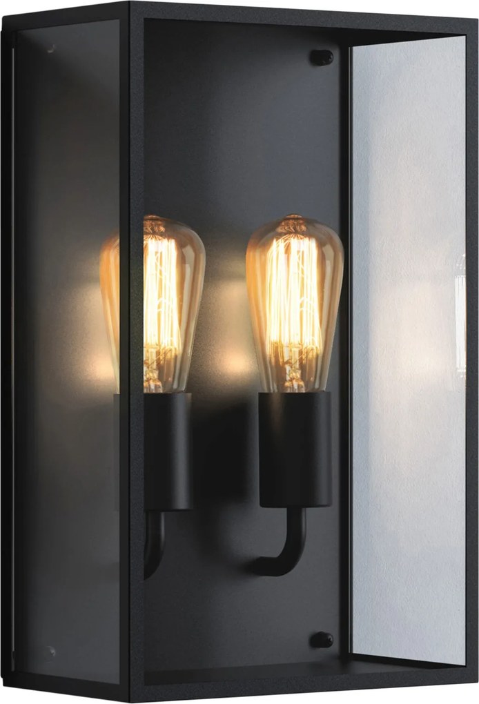 ASTRO LIGHTING 1183027 MESSINA Modern Kültéri Fali Lámpa Fekete E27 IP44