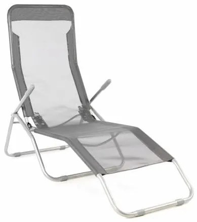 GARTHEN Kerti nyugágy 160 cm szürke