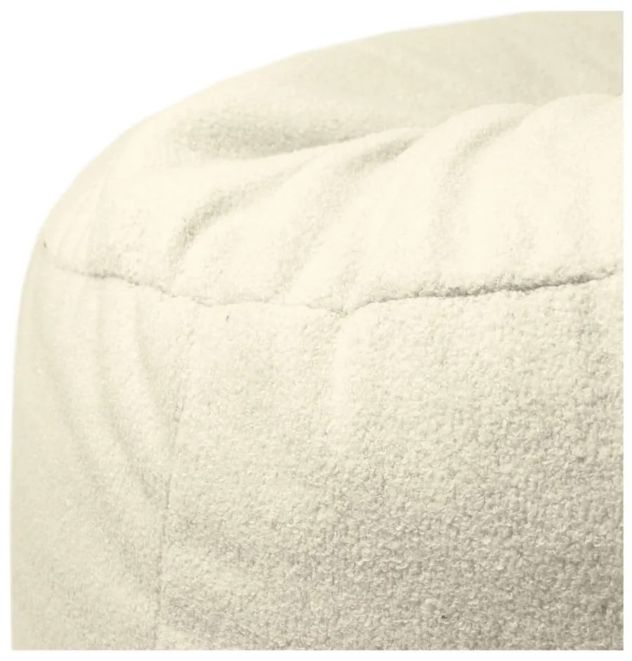 Világosszürke buklé babzsákfotel Om 110 – SLOWDOWN