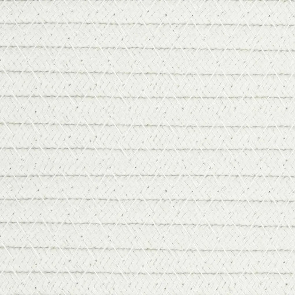 fekete-fehér pamut tárolókosár Ø49 x 65 cm