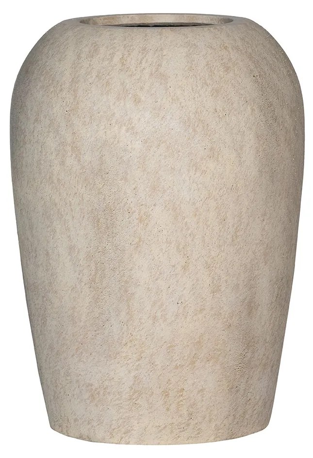 Pottery Pots Lena virágcserép, bézs travertin, többféle méretben - Fazekas edények méret: S - ⌀ 40 óra. 48 cm