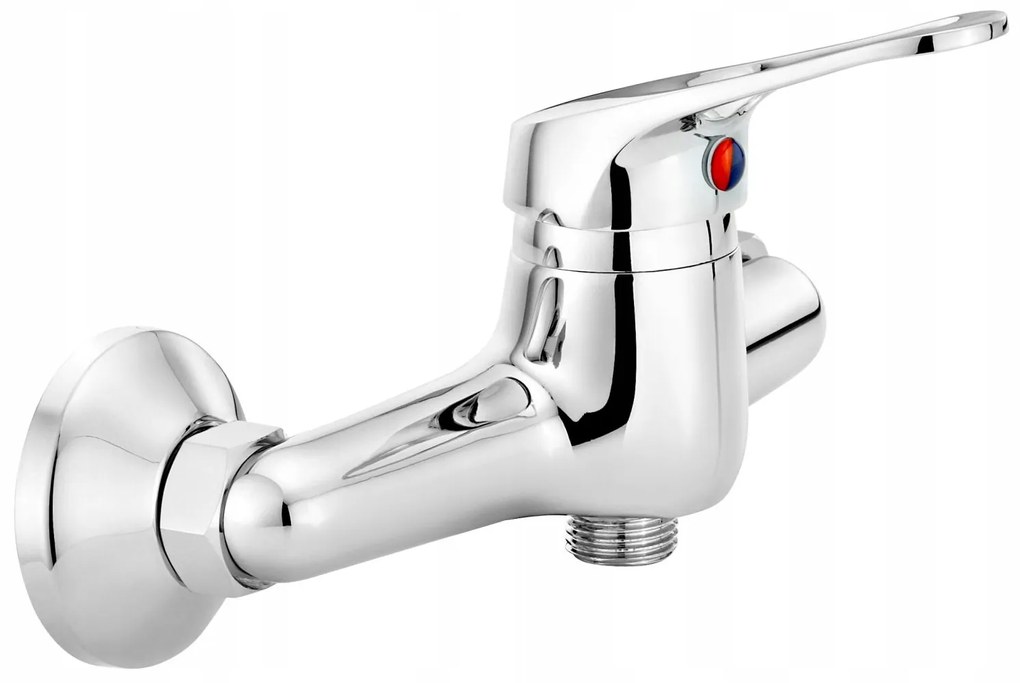 Deante Lobo, fali zuhanycsaptelep 150mm, króm, BYU_040M