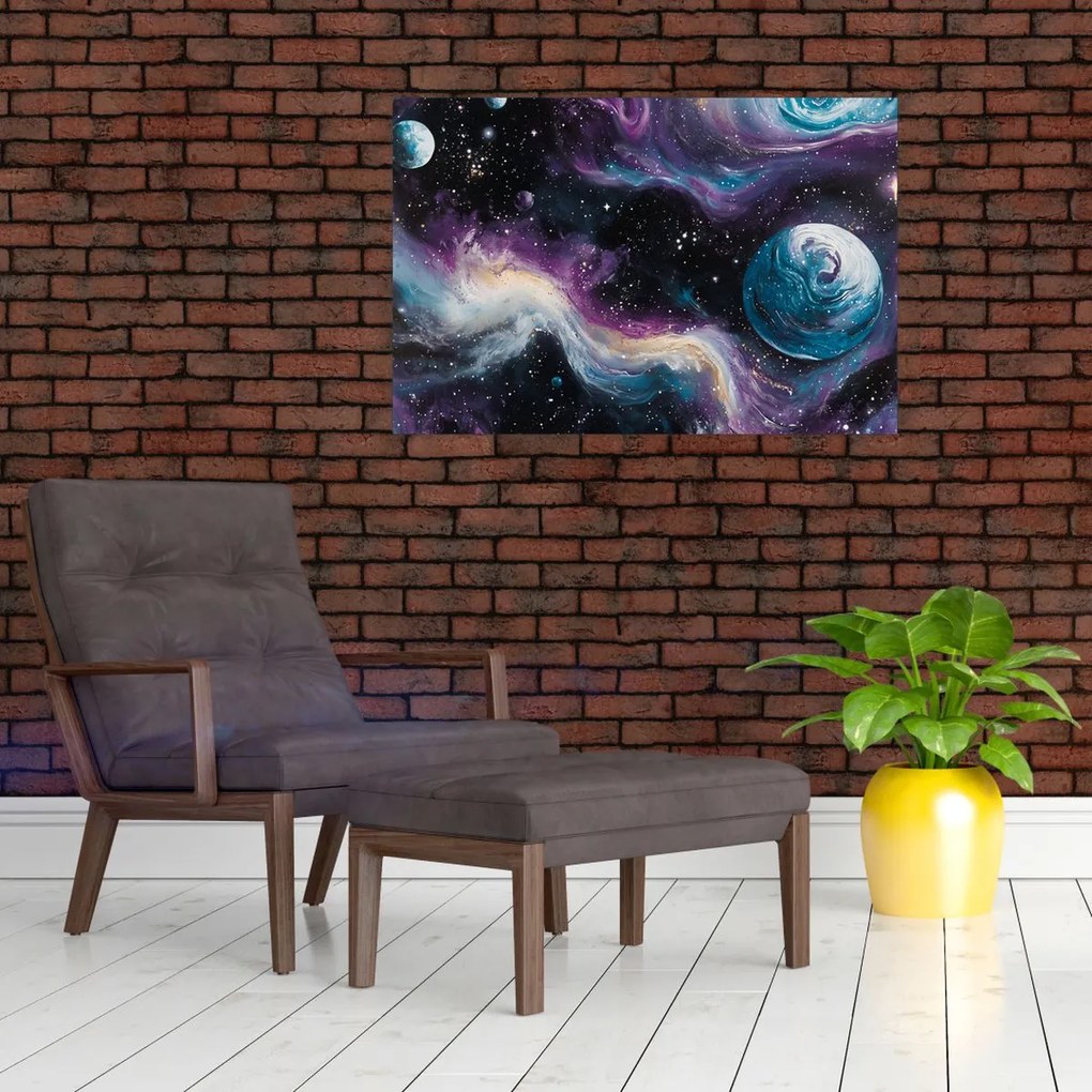 Kép - Festett univerzum (90x60 cm)