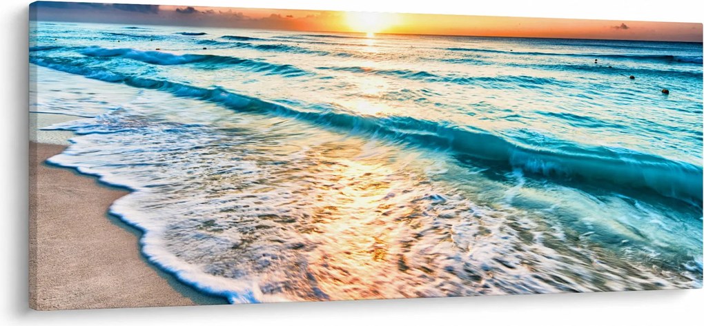 Kép - Tengeri strand (120x50 cm)