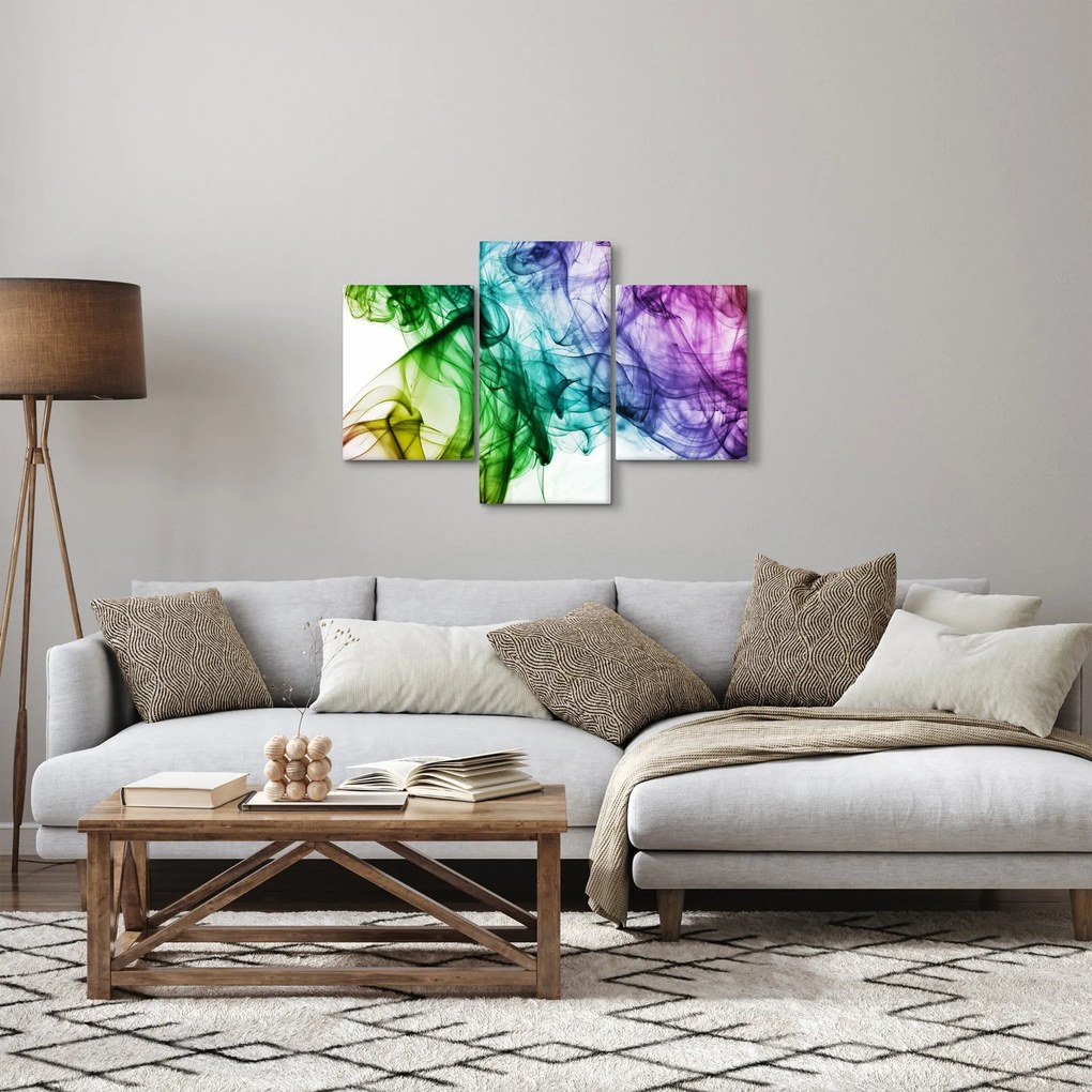 Kép - színes füst (90x60 cm)