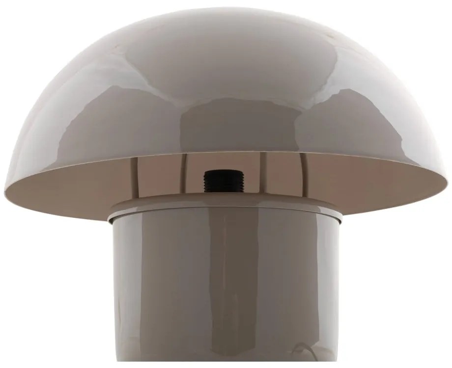 Szürke asztali lámpa fém búrával (magasság 25 cm) Fat Mushroom – Leitmotiv