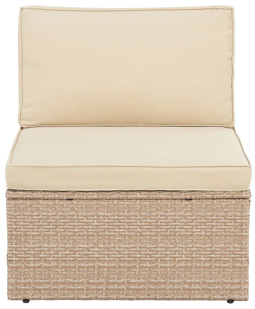 Juskys Salou polyrattan bútor szett - krém