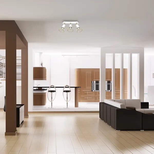 Spotlámpa DANTE 3xGU10/25W/230V fehér/arany