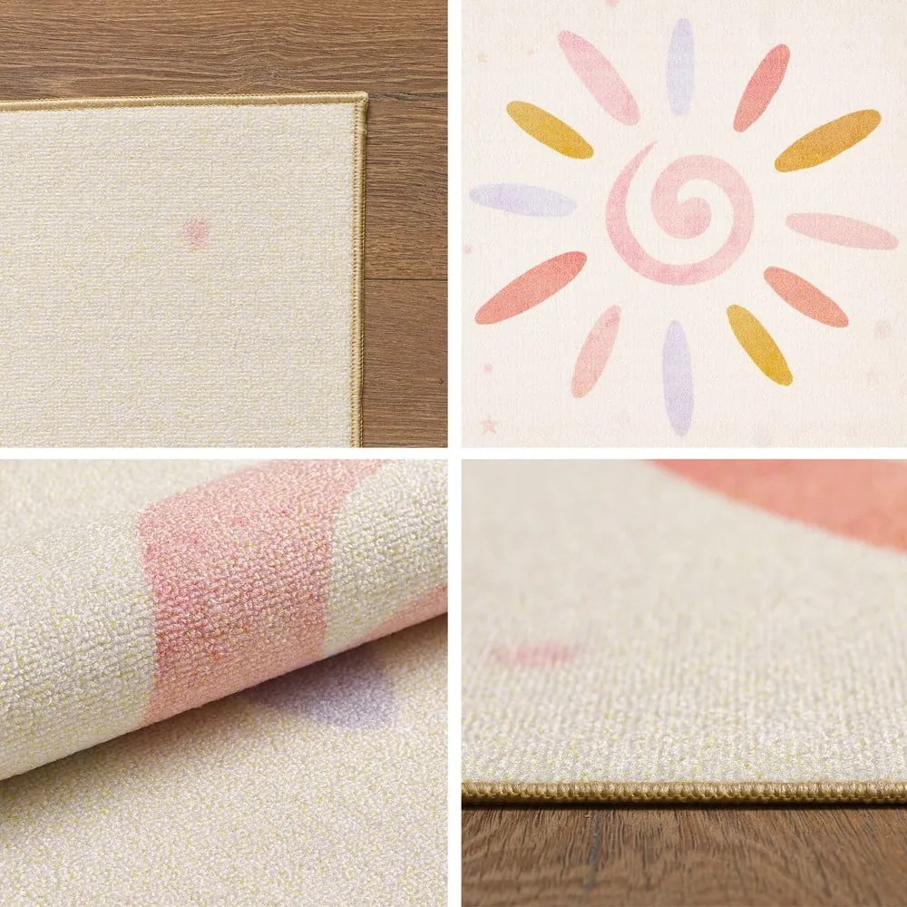 Krémszínű gyerek szőnyeg 80x120 cm Play – Ayyildiz Carpets