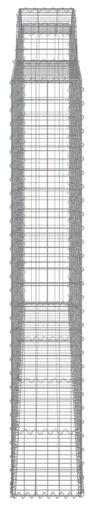 íves horganyzott vas gabion kosár 300 x 30 x 180/200 cm