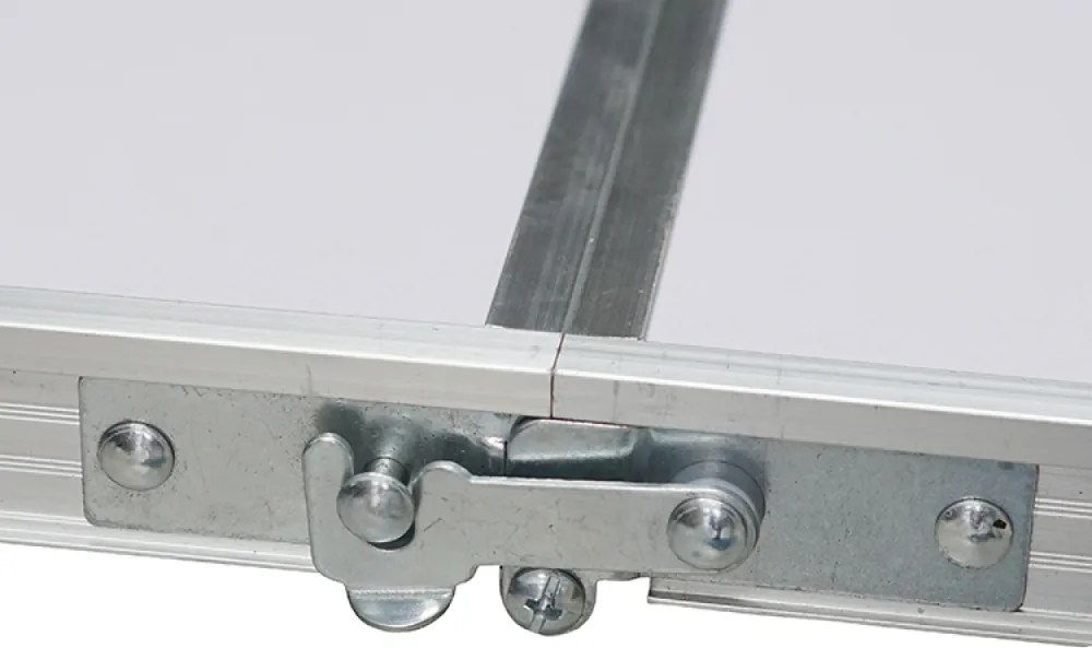 Összecsukható kempingasztal, 120 cm, alumínium/MDF, KEPI TYP 1