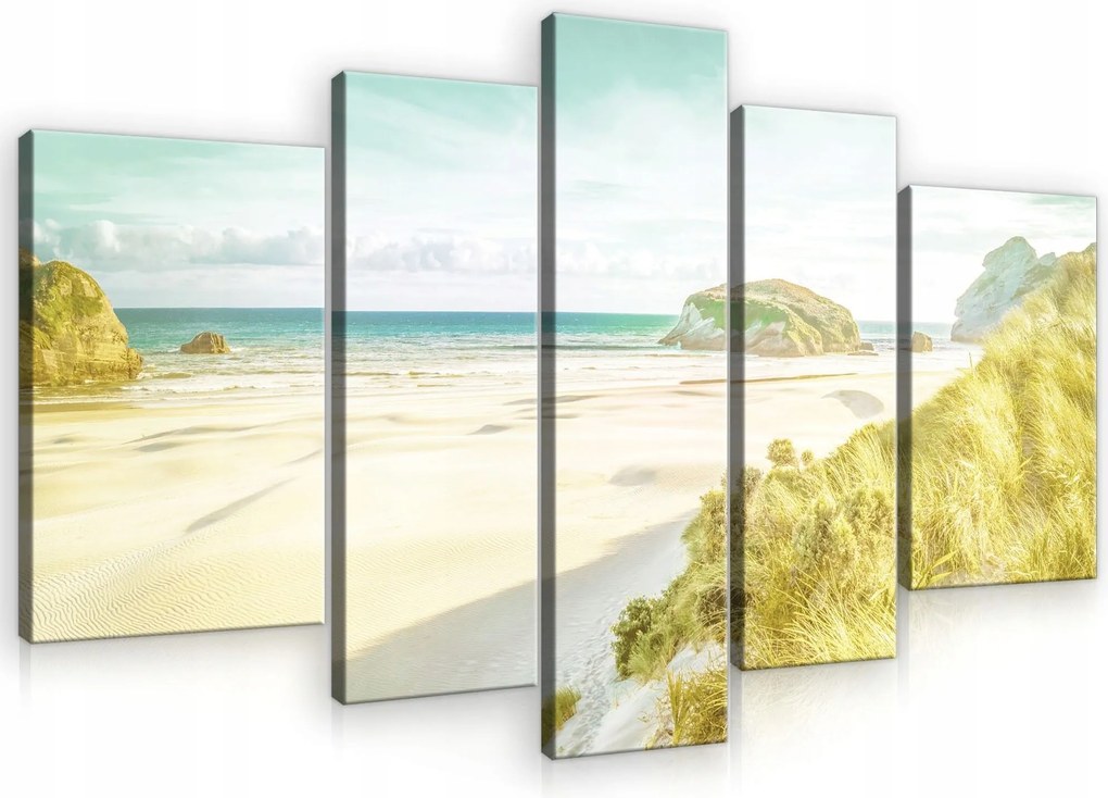 Vászonkép 170x100 Tenger tengerpart dűnék óceán nyár nap természet nyugalom homok