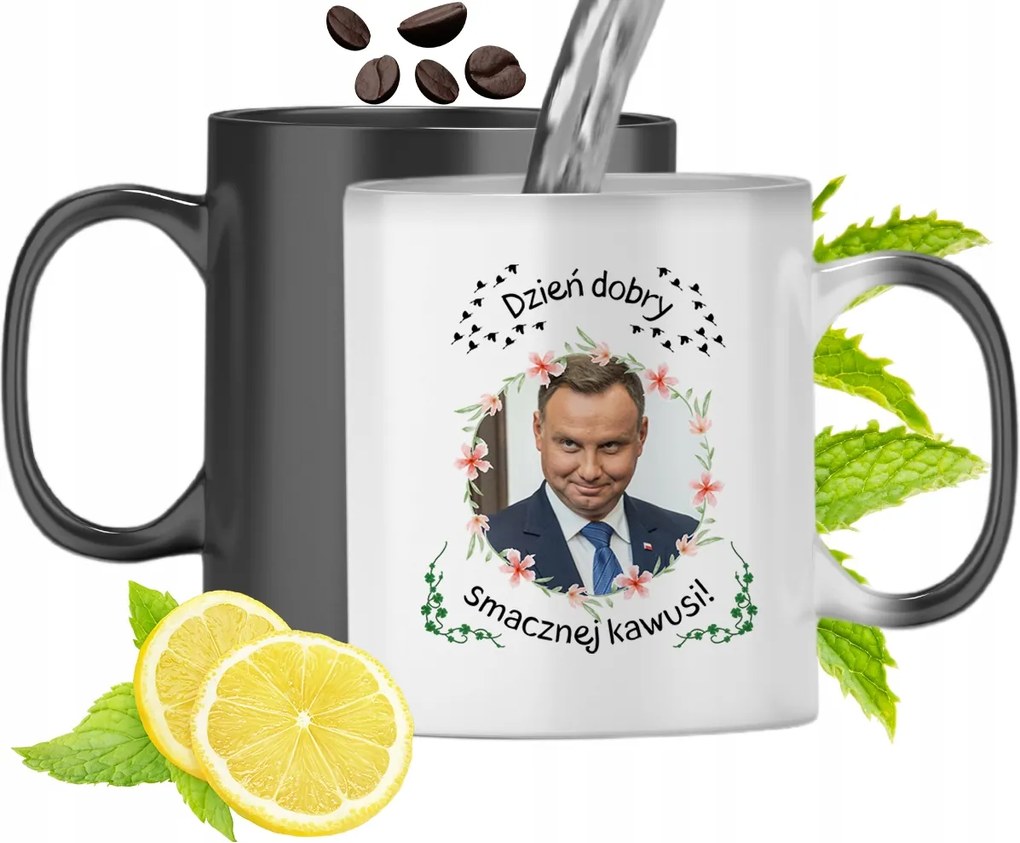 Duda András Színváltó Mágikus Bögre fényképes nyomtatással