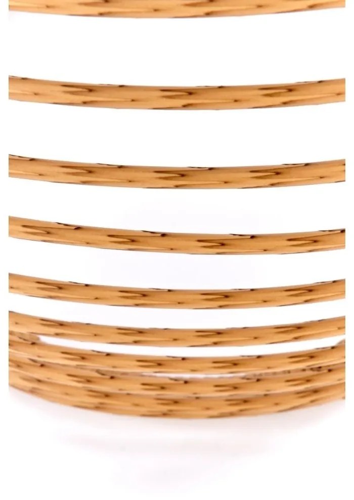 Barrel kerti asztal, rattan