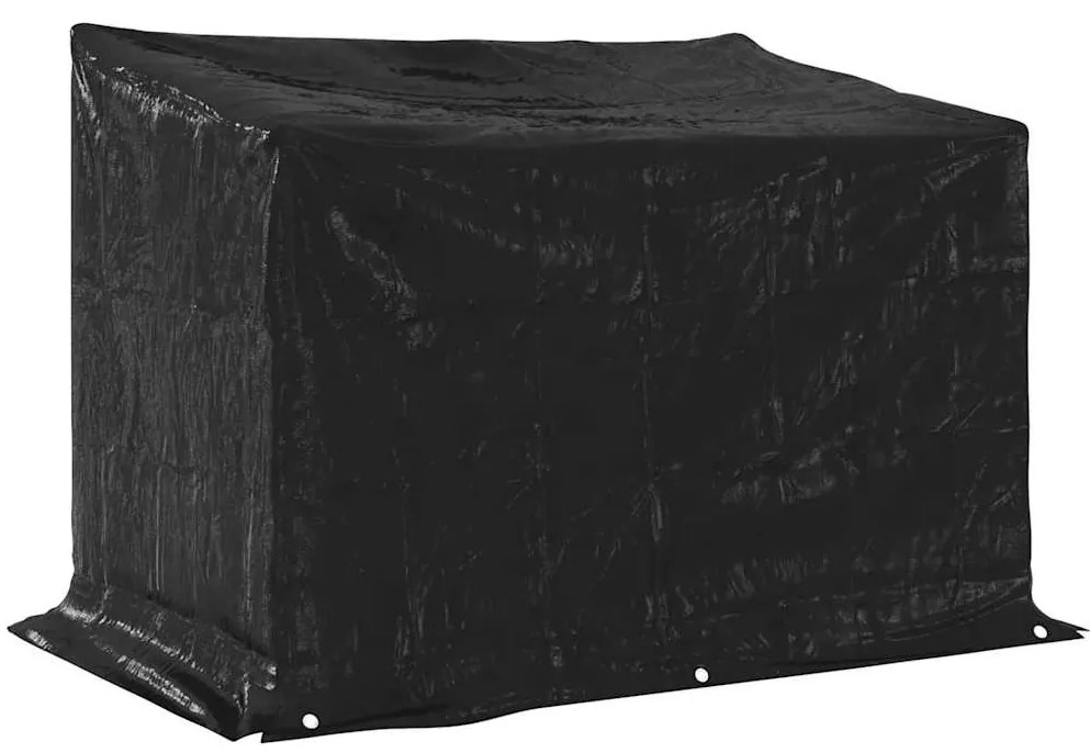 Tűzifa állvány esővédővel 150,5x100,5x110,5 cm horganyzott acél