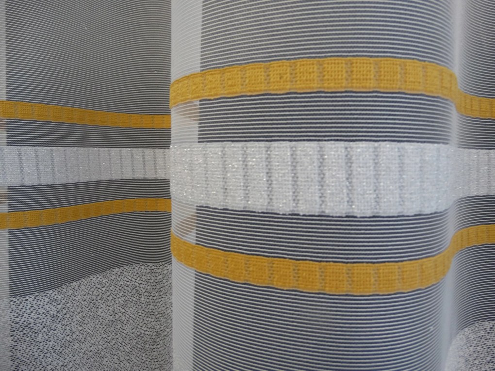 Mg Függöny 352871 Fehér Arany 160cm pol 0,5m