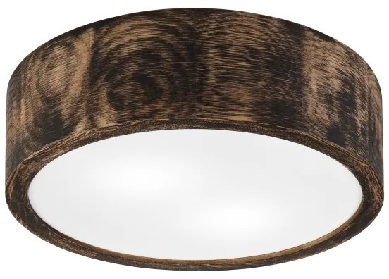 Fürdőszobai mennyezeti lámpa OAK SMOKY 2xE27/15W IP54, 27,5 cm, tölgy/barna