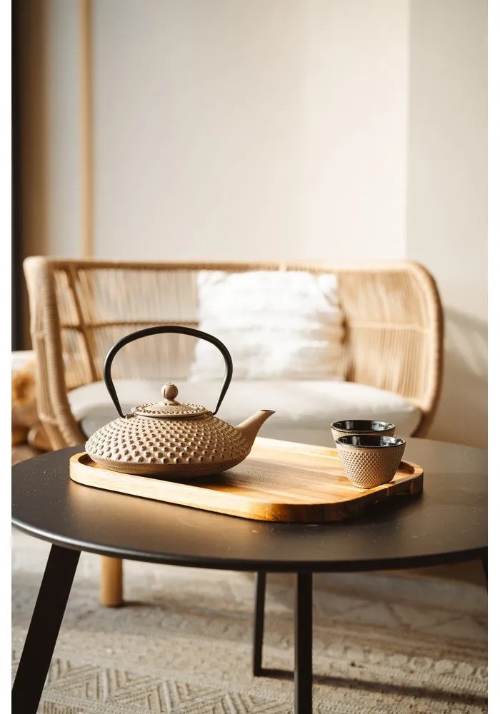 Bézs öntöttvas csésze szett 2 db-os 100 ml Xilin – Bredemeijer