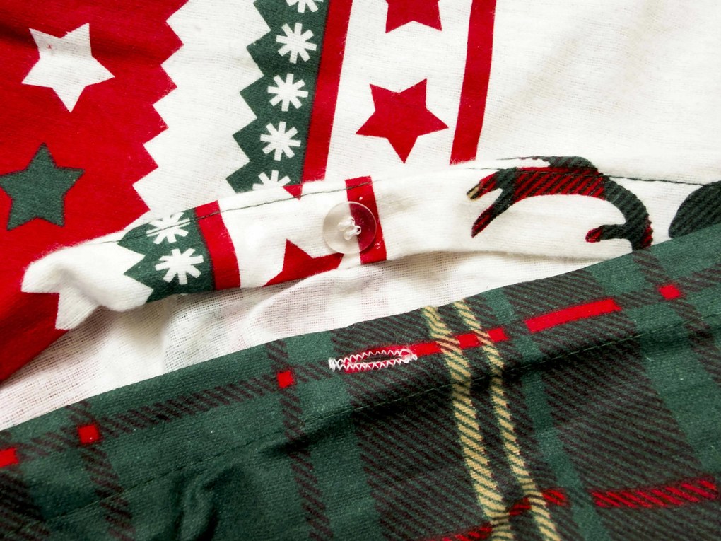 Flanel ágynemű FJORDEN zöld Ágyneműhuzat mérete: 70 x 90 cm | 140 x 200 cm