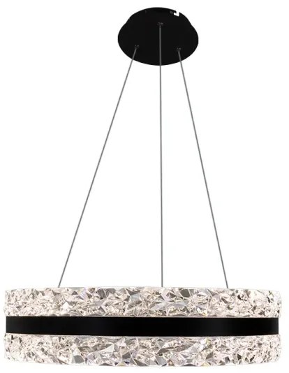 LED dimmelhető függeszték kábellel LED/80W/230V 3000-6500K fekete + DO