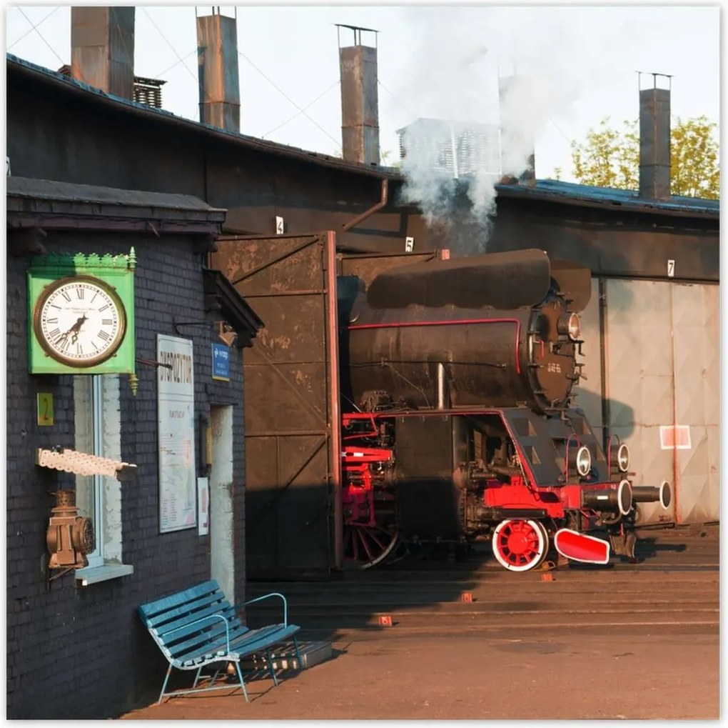 Poszterek 100x100 Gőzmozdony Ol 49-69