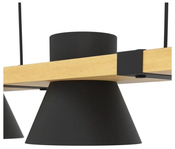 Eglo 43956 - Csillár zsinóron MACCLES 3xE27/15W/230V