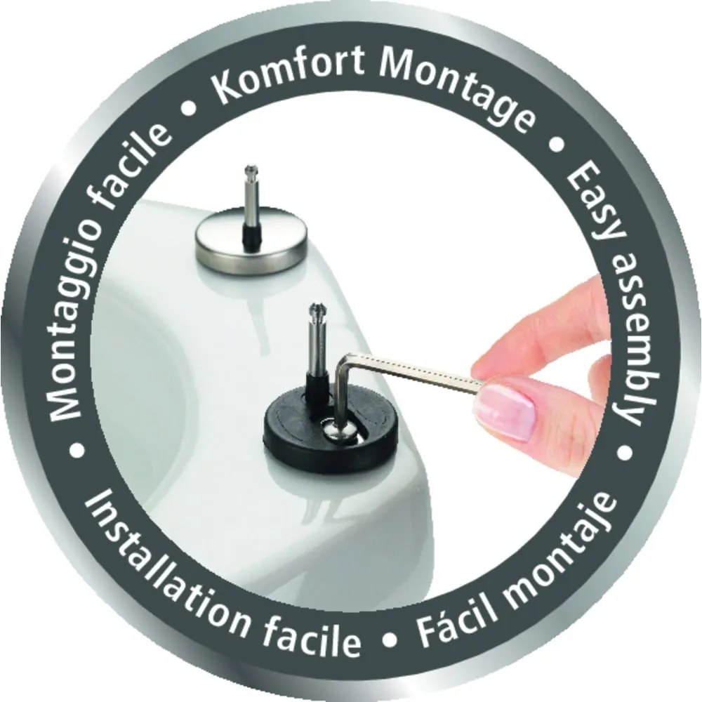 WC-ülőke automatikus záródással 36,5 x 45 cm Corbara – Wenko