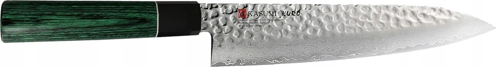 Japán séf kés Gyuto 210 Kasumi Kuro Midori