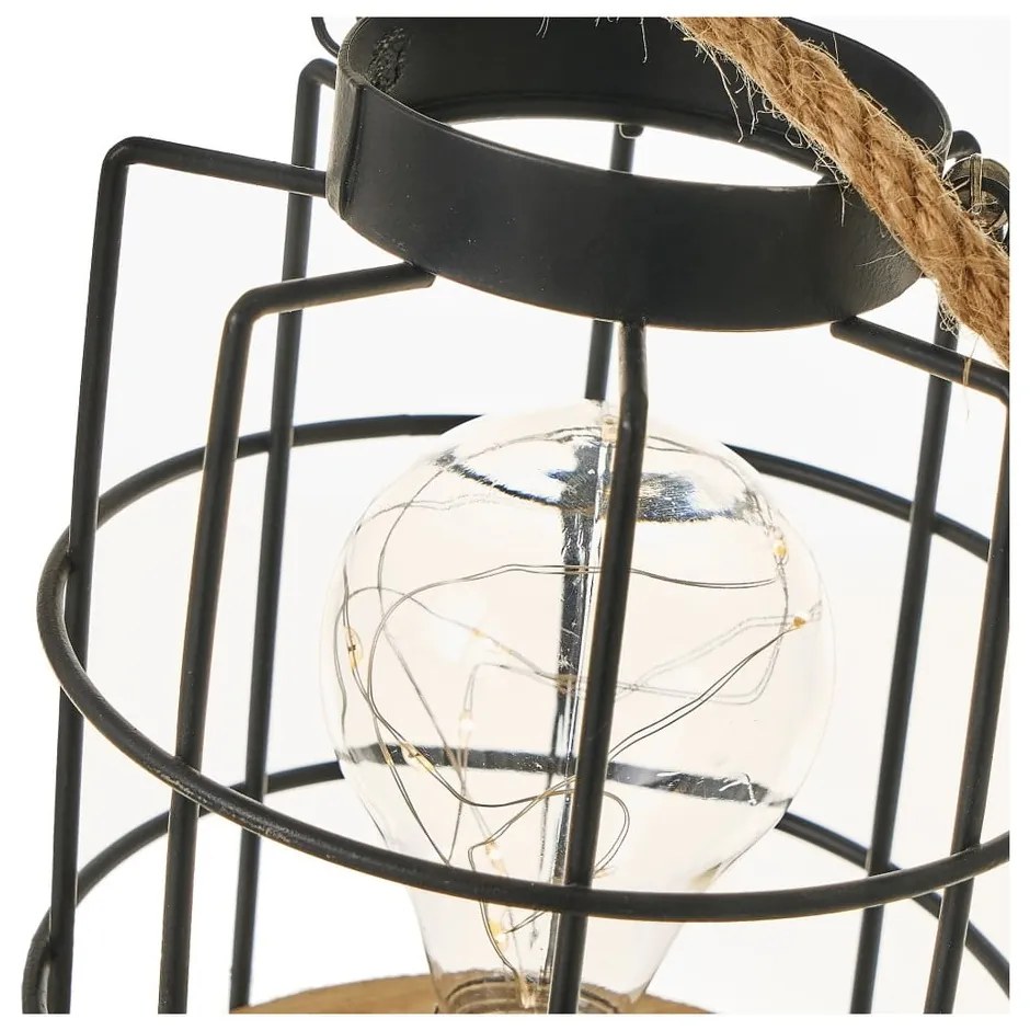 Fekete asztali lámpa (magasság 20,5 cm) – Casa Selección