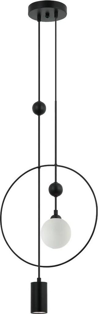 Italux modern függeszték trosti fekete opál itxpnd-428892-bk