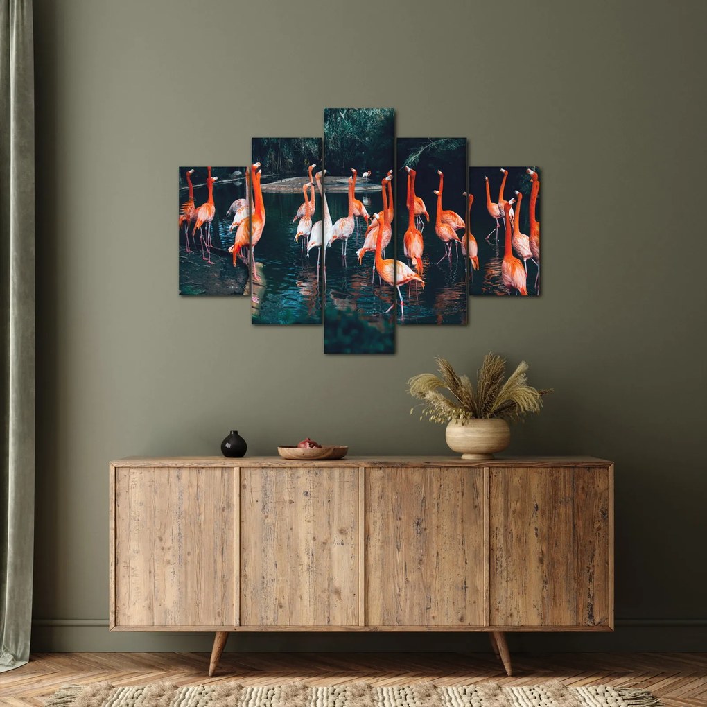 Flamingók csordája (150x105 cm)