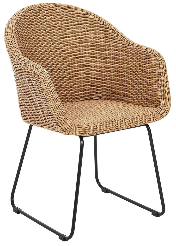 Juskys Rattan fonott székek Cody 2 db