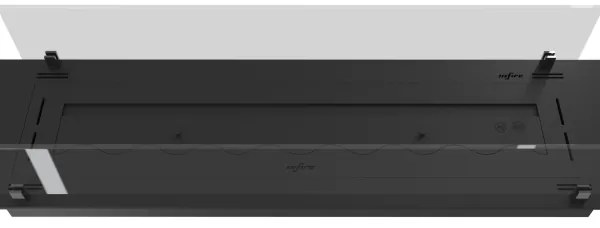 InFire - Beépített BIO kandalló 8,5x120 cm 6kW fekete