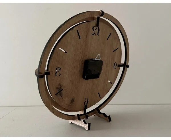 Li-Go 23682/DUB5 - Tölgy falióra, 1x AA, átmérő 32 cm, pitypang