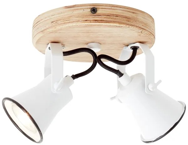 Brilliant - SEED spotlámpa, 2× GU10 / 5 W / 230 V, fehér/bézs