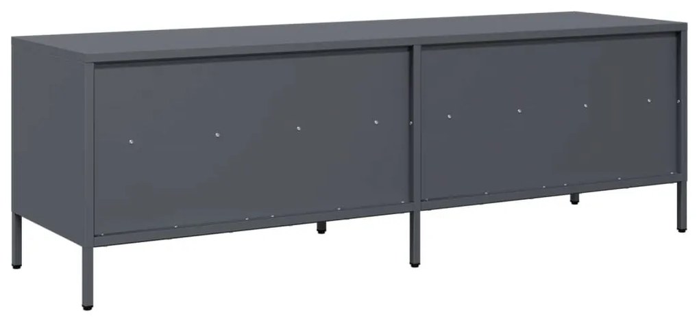 antracit hidegen hengerelt acél TV-szekrény 135x39x43,5 cm