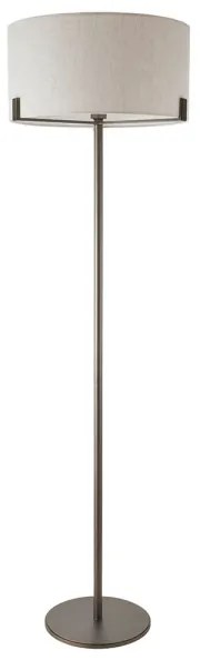 Endon 72634 - Állólámpa HAYFIELD 1xE27/40W/230V barna/szürke