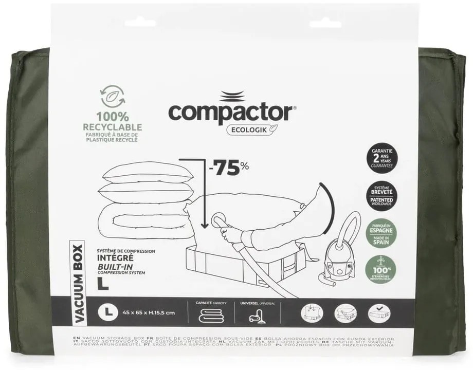 Oxford zöld tárolódoboz, 145 l - Compactor