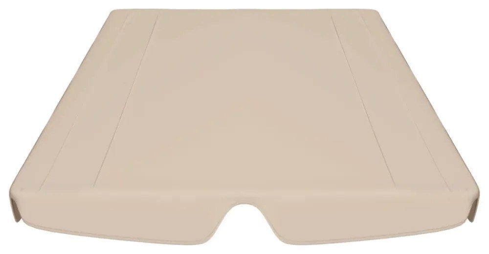 bézs csere ponyva kerti hintaágyhoz 150/130 x 105/70 cm
