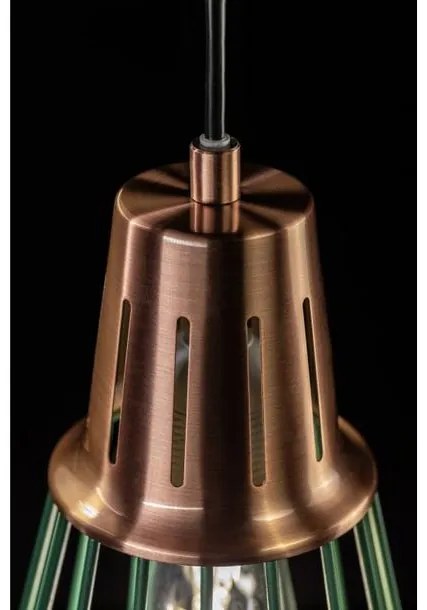 Lámpa Mennyezeti lámpatest KALIOPE,8044,AC220-240V,50/60Hz,1*E27,max.40W,IP20,átmérő 18cm,egyes,zöld