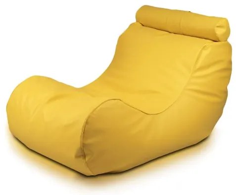 Babzsák nyugágy XL öko-bőr TiaHome - Lime