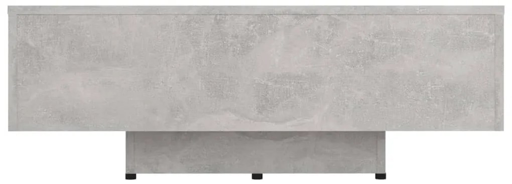 Betonszürke szerelt fa dohányzóasztal 85 x 55 x 31 cm