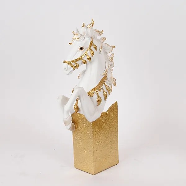 Asztali dekoráció 22x40 cm ló