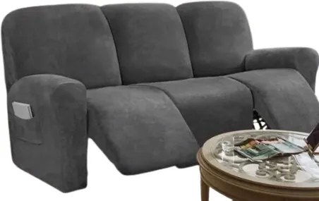 Shein Kanapé Huzat Szürke 5 Db 75cm V7U